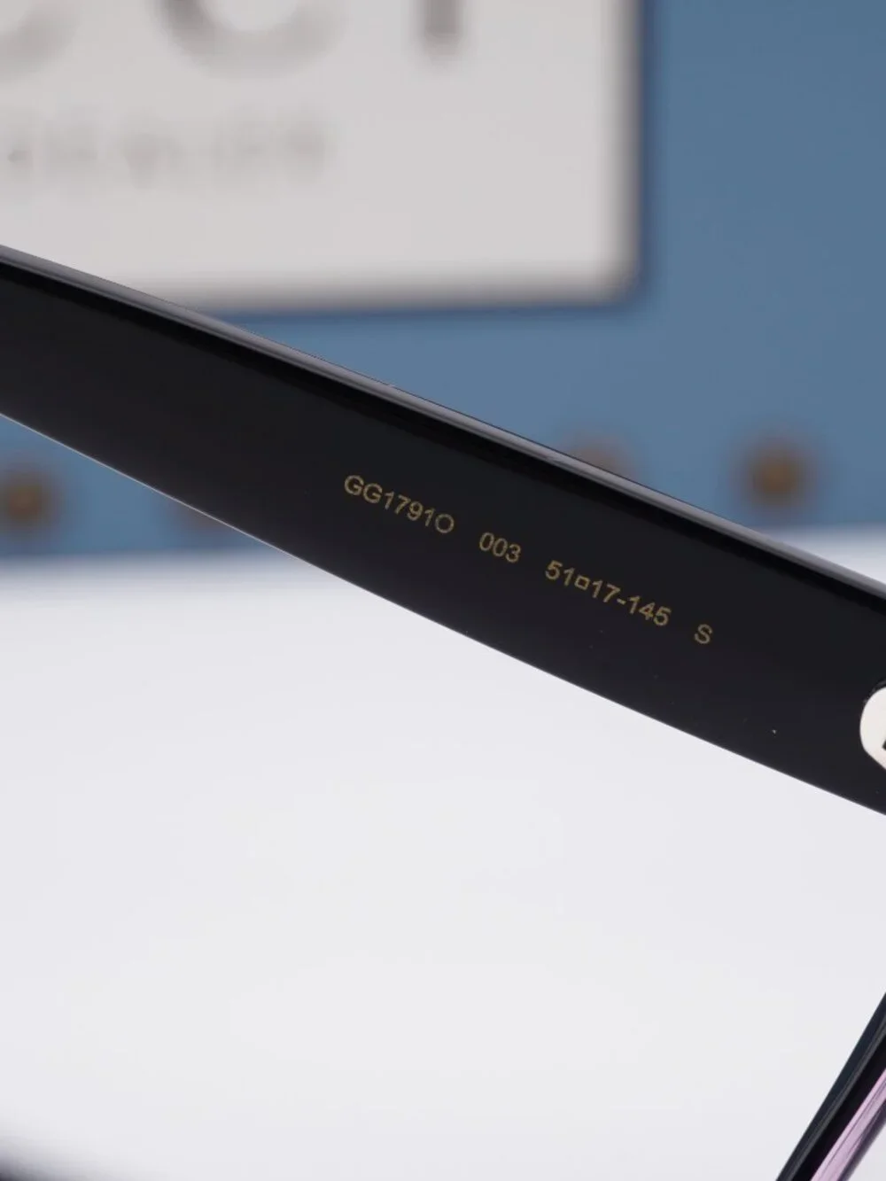 Gucci GG1791O 003 Square Eyeglasses - Black/Pink 51mm